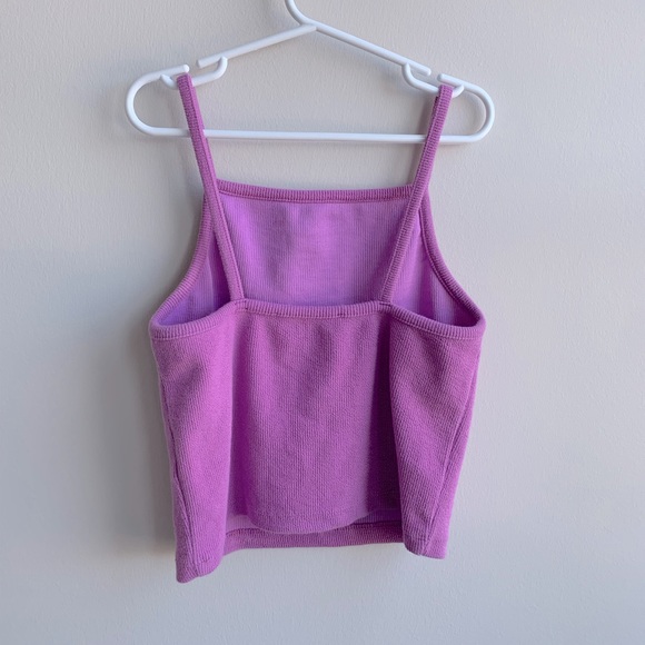 Size Small Forever 21 Cropped Purple Tank - Picture 2 of 2